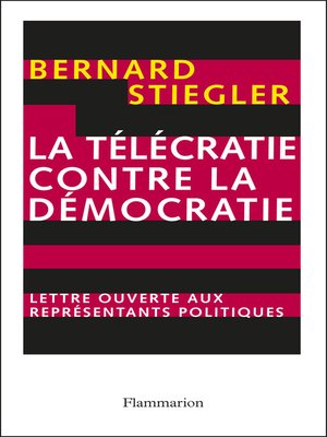 cover image of La télécratie contre la démocratie